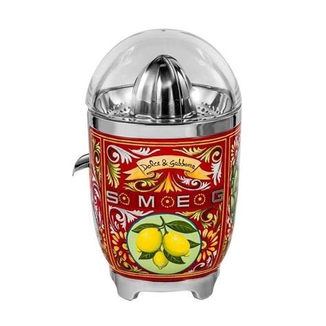 presse agrumes smeg dolce gabbana|Sicily is my love Smeg & Dolce&Gabbana CJF01DGEU.